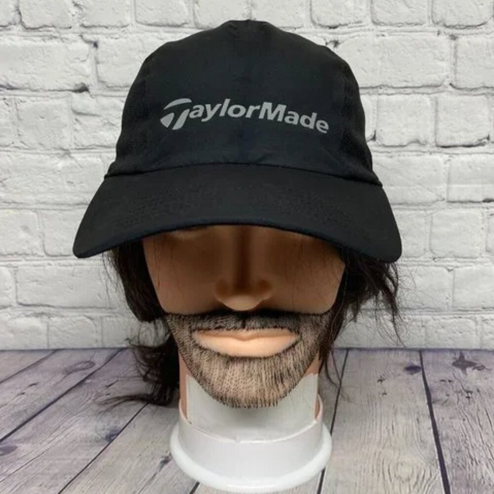 Golf Hat Cap TAYLORMADE Ryerson Lightweight Polyester Adjustable Strap Black